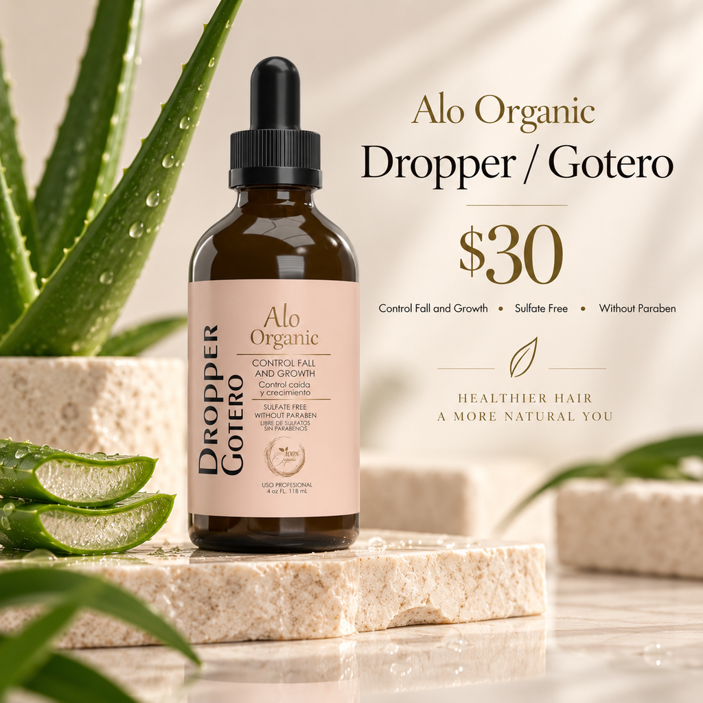 Alo Organic Dropper Gotero elevated product rendering